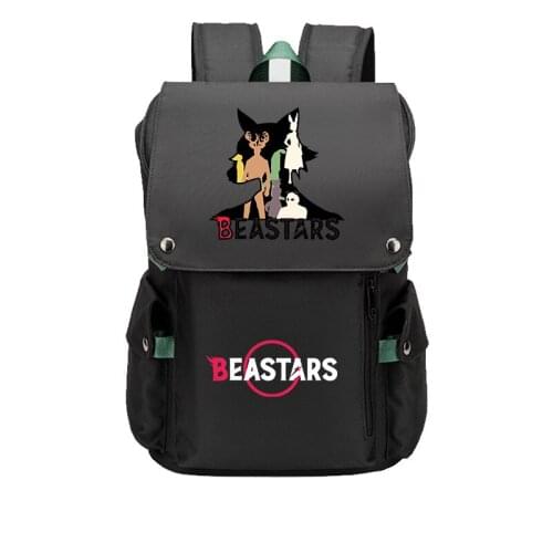 BEASTARS Anime School Bags Legoshi Haru Cartoon Women Backpack Large Travel Back Pack Oxford Laptop Backpack BEASTARS Rucksack