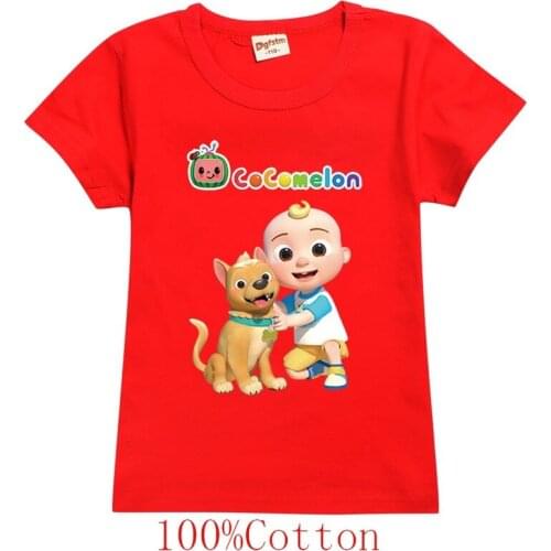 Kids Cocomelon 3D Print T Shirts Boys Girls Toddler T-shirts Tee Tops Harajuku Streetwear Summer Children Cartoon Anime Tshirts