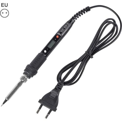 80W 110V/220V LCD Electric Soldering Iron Excellent 908s Alloy Temperature And Iron Pen ABS Process Durable Soldering Adjus C9F2