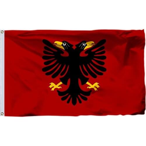 Albania (1920-1926) Flag 3x5ft 90x150cm Custom High Quality Double Sided Printing Banner