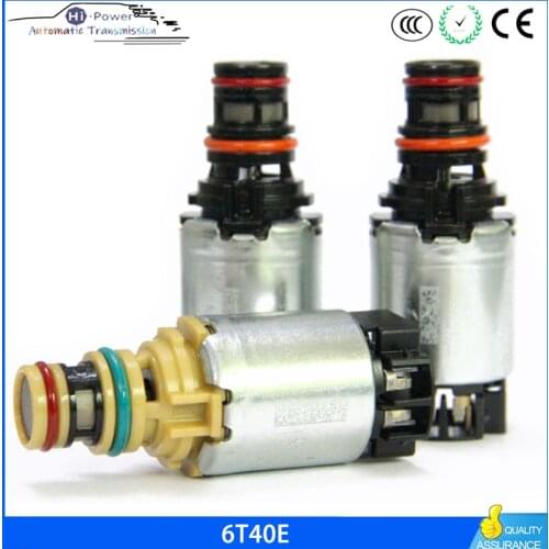GEUNINE 6T40 6T45 6T50 6T40E 6T45E 6T30 Transmission Solenoids Valve for Chevrolet Malibu Cruze Equinox Buick Regal LaCrosse