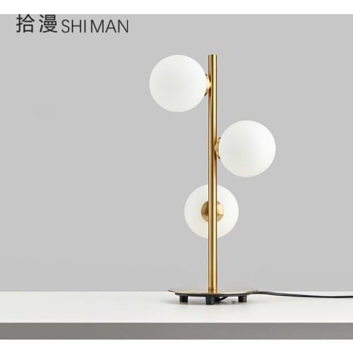 Bean Desk Lamp Fashion Household Simple Lightweight Bedroom Studio Living Room Hotel Decoration Nordic Individual Light