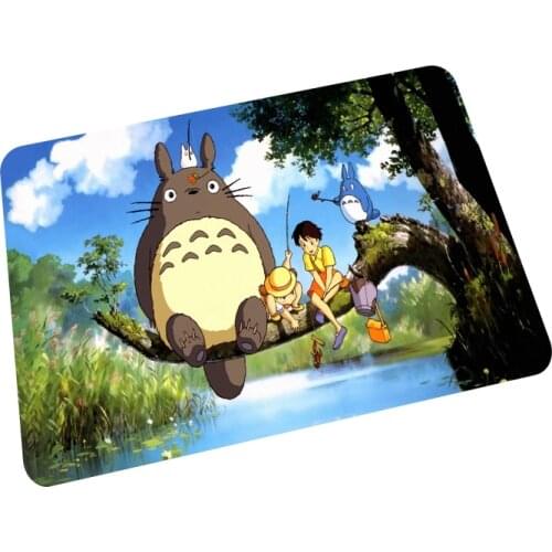 Cartoon My Neighbor Totoro Print Home Doormat Insole Kitchen Carpet Indoor Welcome Bathroom Anti-Slip Floor Mats