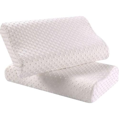 Soft Pillow Massager Memory Foam Pillow for Cervical Health Care Neck Pillow Fiber Slow Rebound Orthopedic Pillow Latex
