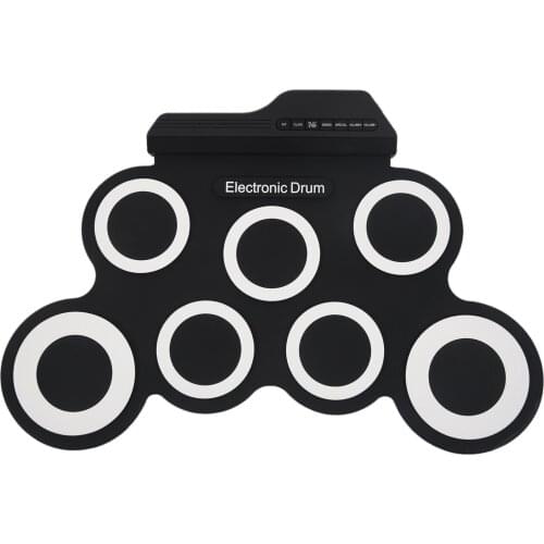 Electronic Drum Set /7 Electronic Drum /7 Tone /8 Demo Song/ 7 Drum Pads Metronome Function /External Instrument Input Availab