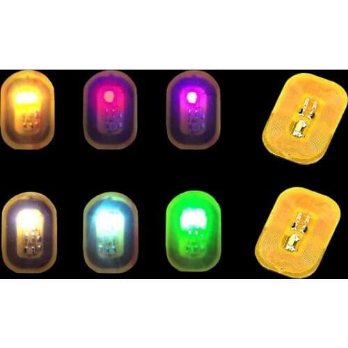 2pcs New Luck NFC Enabled Chip Nail Art Sticker Tips Accessories Phone DIY Nail Art Sticker With LED Light accessories