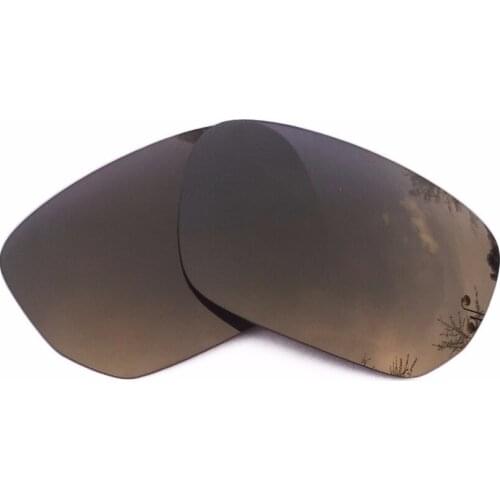 Bronze Gold Mirrored Polarized Replacement Lenses for Style Switch Sunglasses Frame 100% UVA & UVB