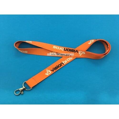 Wholesale Neck Strap For ID Pass Card Badge Gym Key Lanyards/ Mobile Phone USB Holder Custom Hang Rope Lariat Lanyard