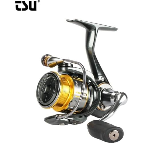 TSURINOYA Trout Spinning Reel FS 500 800 1000 Bait Finesse System 5.2:1 9+1BB Ultralight Fishing Reel Shallow Spool Wheel