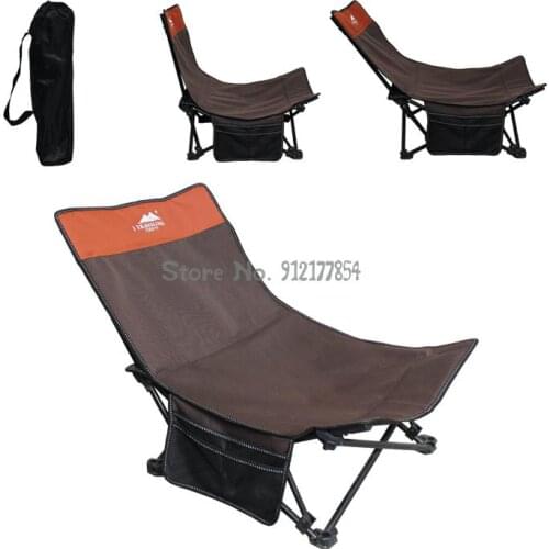 Outdoor Folding Chair Reclining Chair Portable Back Leisure Chair Beach Chair Fishing Chair Family Nap Bed Chair