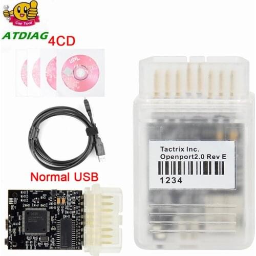 Overseas A+ Quality Chip Tactrix Openport 2.0 ECU FLASH OBD 2 OBD2 open port 2 0 Chip Tuning Car Diagnostic Scanner