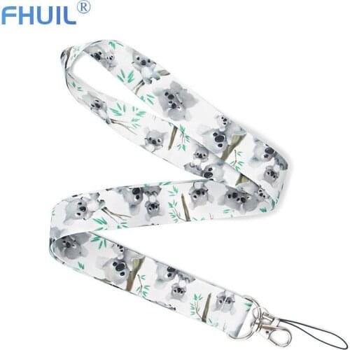 Animal Phone Rope Neck Strap Phone Lanyard for Keys ID Card Badge Holder Hang Rope Lanyards Mobile Phone Straps Keychain