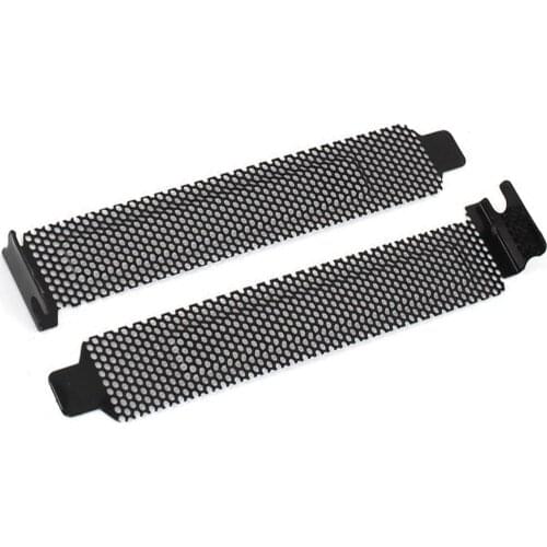 10 Pcs Hard Steel Dust Filter Blanking Plate PCI Slot Cover w Screws