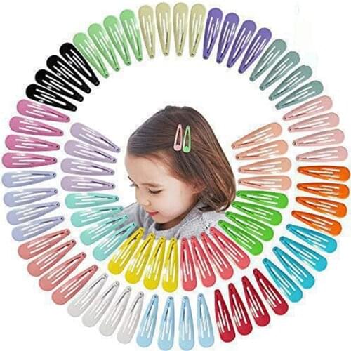 50 Pcs/Lot 3cm Cute Candy Color Baby Clip Girl Hair Accessories Princess Hairpin Mini Hairclips Barrettes Clip Pins