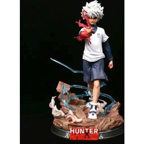 27CM Hunter x Hunter Anime Figure Killua Zoldyck Action Figure big size Hunter Killua Figurine PVC Model Toys
