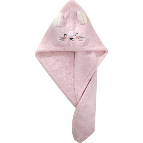 Bath Towel Hooded Cat Bath Towel For Newborn Kid Super Soft Dry Hair Cap For Boy Girl Absorbent Headscarf