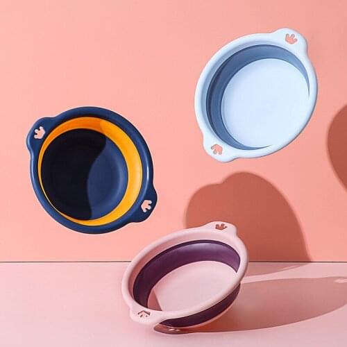 Household Folding Bucket Camping Wash Basin Foldable Portable Collapsible Fishing Car Wash Bucket Cleaning Tools