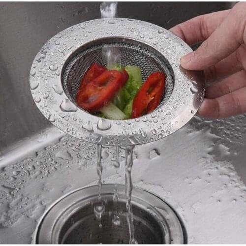 Household Kitchen Stainless Steel Sink Anti-blocking Filter Kitchen Waste Drain Network Sink Floor Drain Sewer Cove