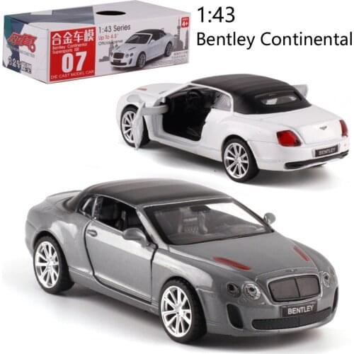 CAIPO 1:43 Continental Alloy pull-back vehicle model Diecast Metal Model Car For Boy Toy Collection Friend Children Gift