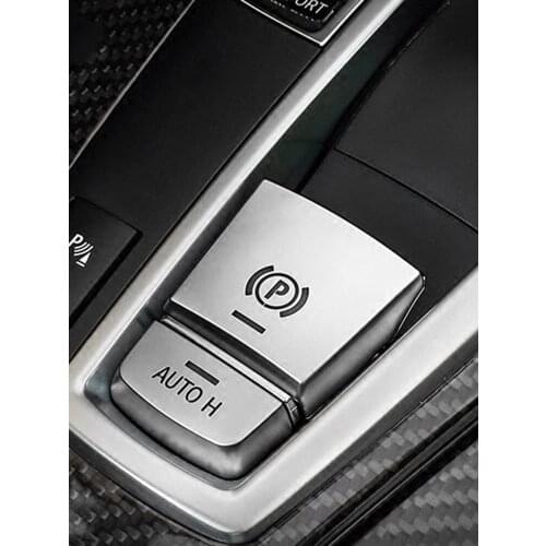 For Bmw Electronic Handbrake Decorative Cover 5 Series 7 Series X3X4X6X5 Interior Refitting P Button Sequin Car Stickers