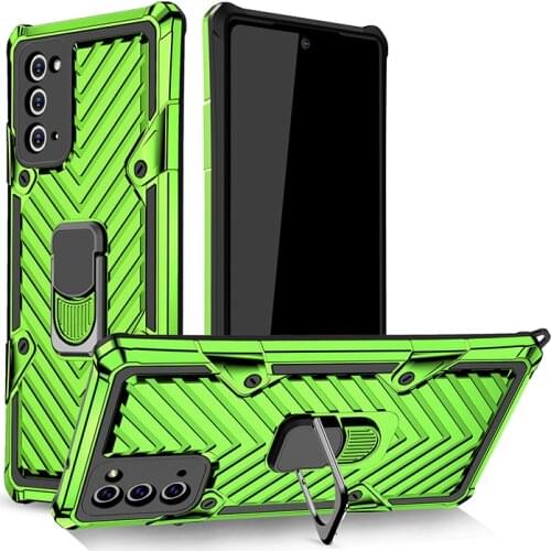 For Samsung Note 20 Ultra A81 A91 A51 A71 S20 Plus S10 Lite Lightning Armor 2in 1 Bumper Car Metallic Lacquer Shockproof Case