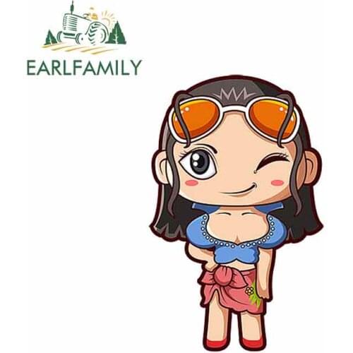 EARLFAMILY 13cm x 8cm for Robin Anime Car Stickers Bumper Trunk Truck Graphics Vinyl JDM Windshield Bumper Windows RV Decal