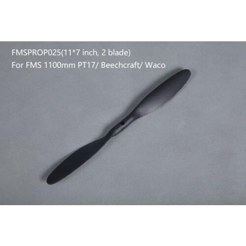 FMS Propeller 11x7 inch 2 blade FMSPROP025 for 1100mm 1.1m PT17 Beechcraft Waco RC Airplane Aircraft Model Plane Spare Parts