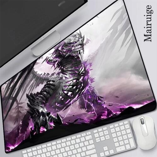 Mairuige Guild Wars 2 Gaming Mouse Pad Computer Decoration Table Pad Gamer Accessories Large XXL Dragon Mousepad PC Desk Mat Rug