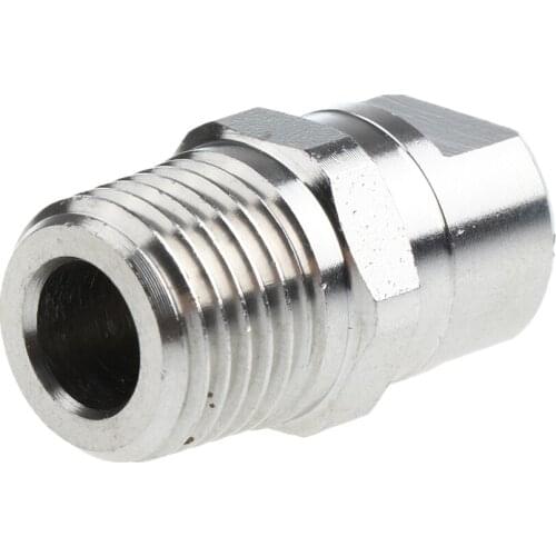 1/4 inch High Pressure Washer Spray Fan Nozzle Tip HU 65 Degree Stainless Steel - Easy to Install
