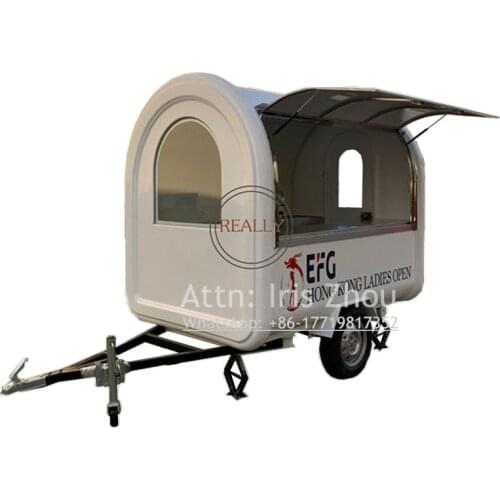 Custom small USA standard concession fast food trucks mobile food trailer