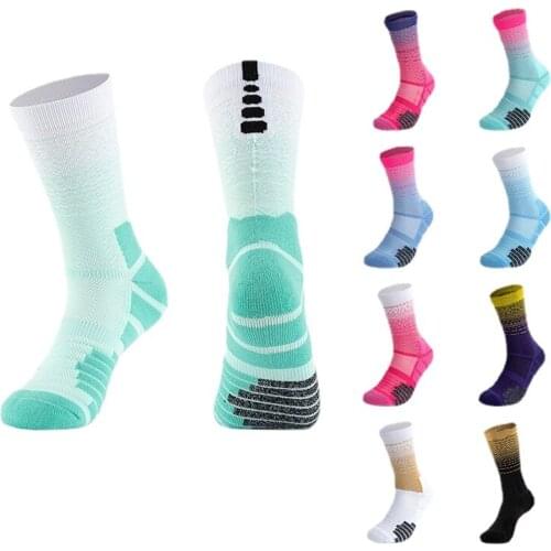 Adult Basketball Socks Thickened Towel Bottom Breathable Student Running Fitness Socks Men and Women Sports Socks