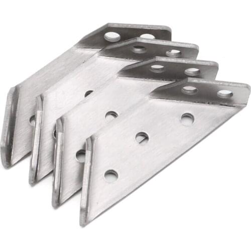 2021 New 4PCS Small Stainless Steel Support Right Angle Code Fixed Bracket Corner Brace