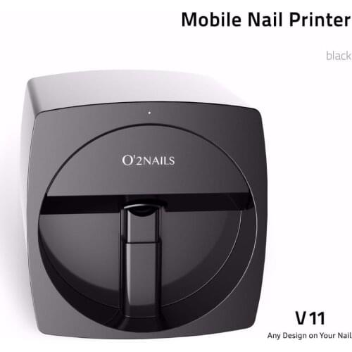 O2 V11 mobile nail printer any images printing machine on real nails and artificial nails