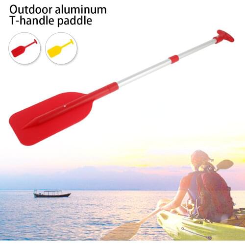 1Pc Kayak Raft Telescopic Paddle Portable Collapsible Adjustable Aluminum Alloy Oar Safety Boat Accessories Kayak Paddle