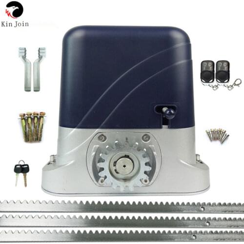 Industrial Home AC220V/110V 500-1300kg Automation Auto Gate Motor Electrical Sliding Opener Engine A Set With 4m Steel Rack
