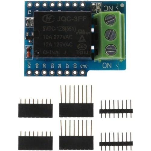 Relay Relais Shield For WeMos D1 Mini Wifi ch340 IoT Lua Arduino Compatible 397