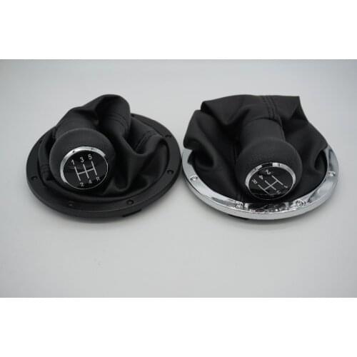 Manual 5 Speed Car Styling Gear Shift Knob Gaiter Boot Cover for Volkswagen VW Gol Pointer Saveiro Parati 2004 2005 2006-2010