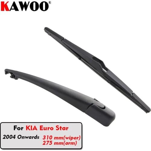 KAWOO Car Rear Wiper Blade Blades Back Window Wipers Arm For KIA Euro Star Hatchback (2004 Onwards) 310mm Auto Windscreen Blade