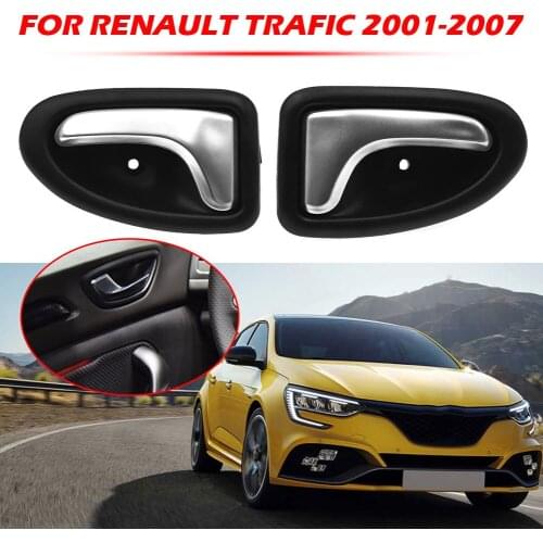 Interior Door Handle Replacement Interior Inner Door Handles Auto Accessories for Renault Clio II Megane I Scenic I Chrome