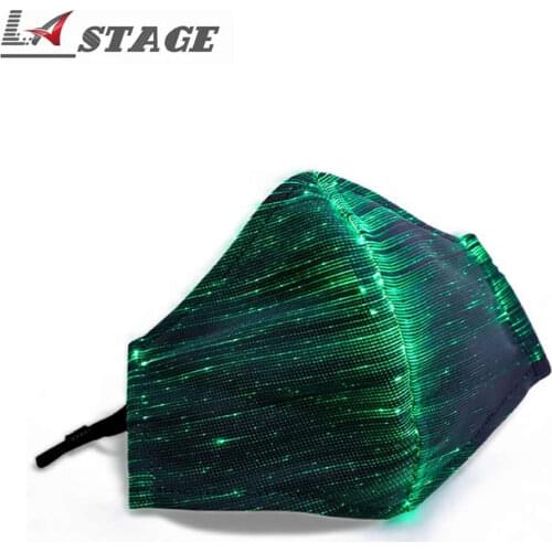 Replaceable LED Mask Mouth Face masks Glowing Changeable Luminous Mask with USB Protective Face Masks Mascarillas Masque маска