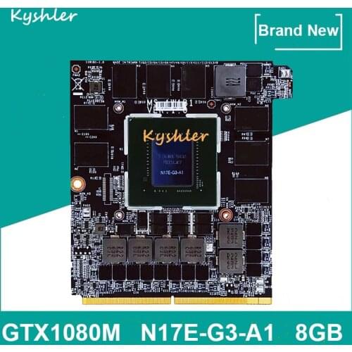 Brand New GTX1080M N17E-G3-A1 8GB Video VGA Graphics Card GDDR5 MS-1W1B1 Ver 1.0 for MSI GT80 GT72 GT82 GT83 GT72VR GT73VR