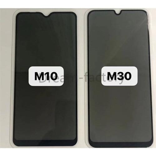 100PCS Full Cover Privacy Protective Tempered Glass Antispy Screen Protector for Samsung galaxy S10e J4 J6 Plus J8 M10 M20 M30