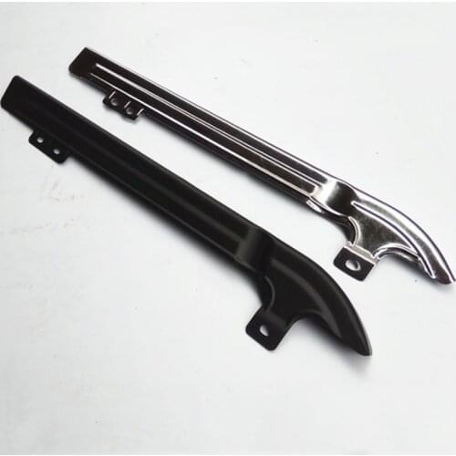 CG125 WY125 Motorcycle Retro Retro Half Chain Cover Stainless Steel Thickened Chain Protective Cover GN125 GS125