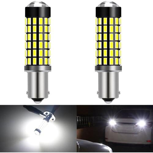 2pcs Car LED Light BA9s 3014 78smd Car License Plate Lights Bulb Lamp Super Bright Pure White 6000K DC12-24V Car Styling
