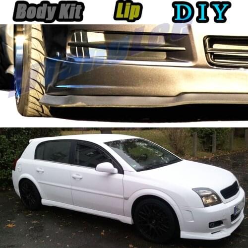 Car Bumper Lip Front Spoiler Skirt Deflector For Opel Signum For Vauxhall Signum Tune Car Modified Body Kit VIP Hella Flush Lips