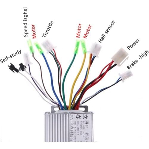 BGEKTOTH Motor Controller 36V/48V 350W Electric Bicycle E-bike Scooter Brushless DC Motor Controller