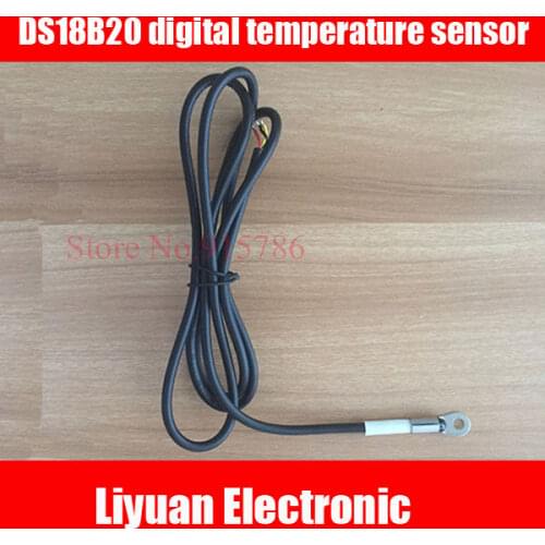 3pcs Fixed type DS18B20 digital temperature sensor / GPS positioning temperature probe / wiring ear temperature sensor
