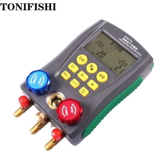 DY517A Refrigerant Pressure Gauge Air Conditioner Repair Tool Equipment Household Air Conditioner Freon Refrigerant Meter Test