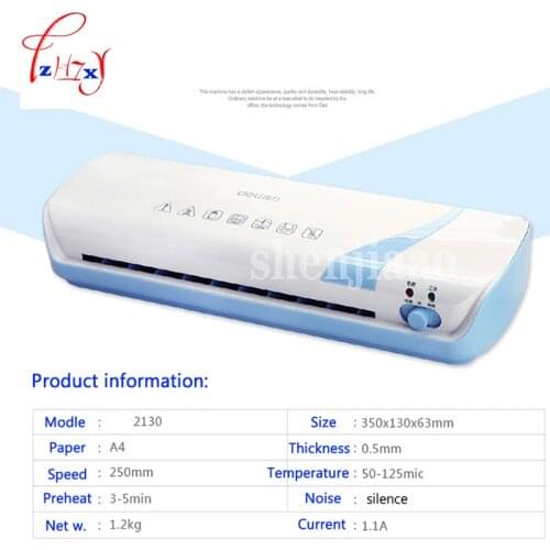 Electric Hot &Cold Laminator Machine Roll Photo A4 Smooth Non-Foaming for Office/Household 3-5 Min Quick Warm-up