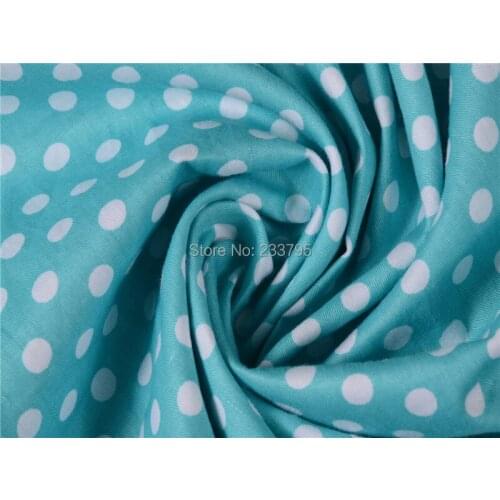 Minimum Order 1meter Blue White Point Multicolor Polka Dot cotton fabric tilda fabrics patchwork cotton fabric home textile A009